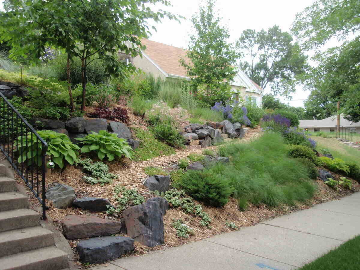 Building Safe Approaches Even on Steep Front Yard Slopes