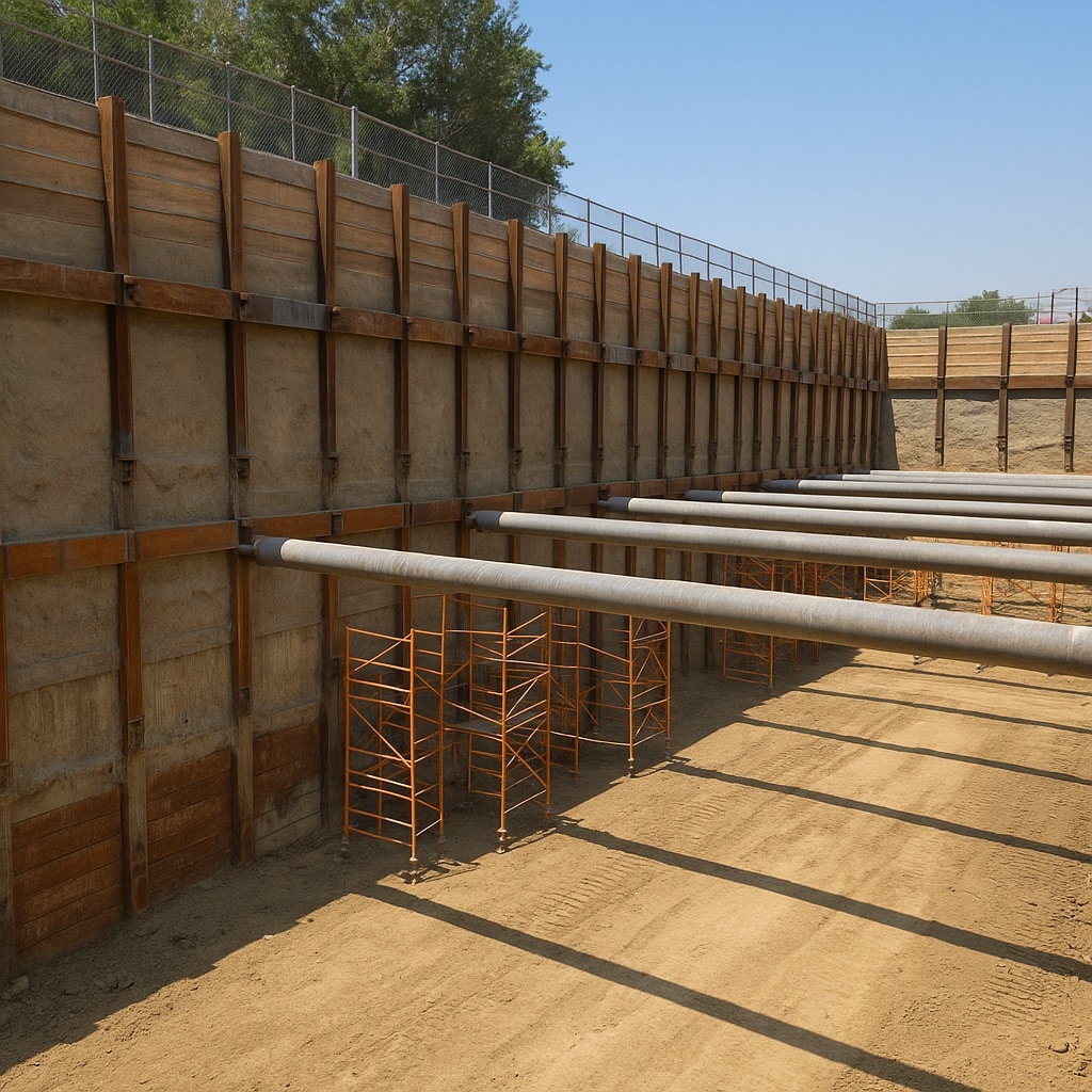 Utilizing Heavy-Duty Structural Shoring and Engineered Tie-Backs