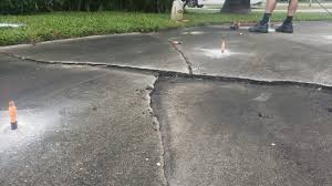 collapsed driveway